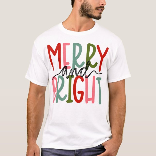 Camiseta Navidades moras y brillantes mujeres Chicas niños  (Anverso)