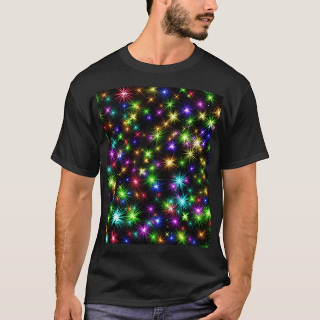 Camiseta Navidades Multicolor Star Rays-57191 (Anverso)