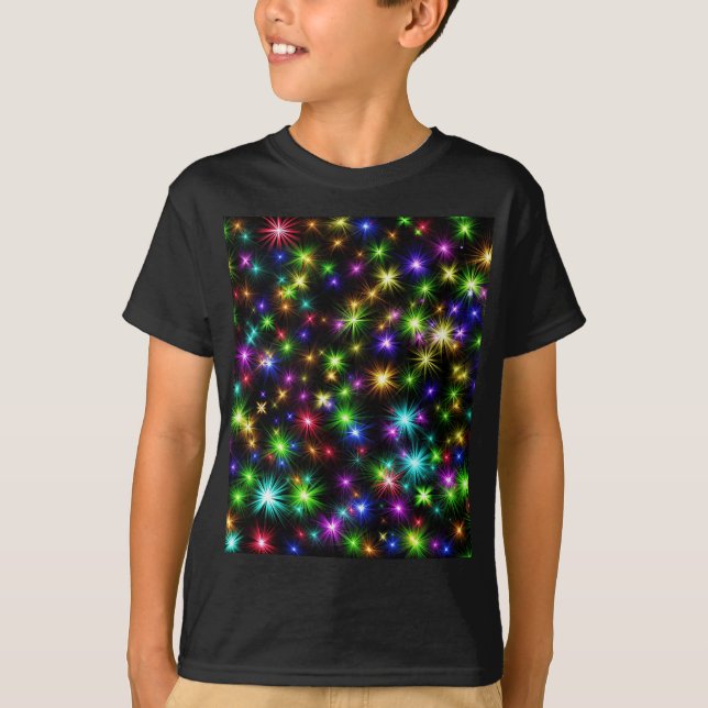 Camiseta Navidades Multicolor Star Rays-57191 (Anverso)