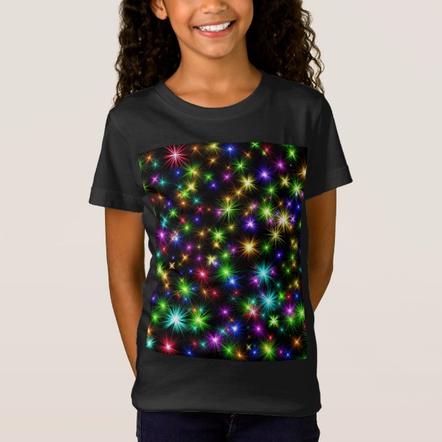 Camiseta Navidades Multicolor Star Rays-57191 (Anverso)