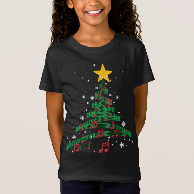 Camiseta Navidades musicales Carol (Anverso)
