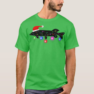 Camiseta Navidades Muskie de la pesca del hielo Regalos Mus
