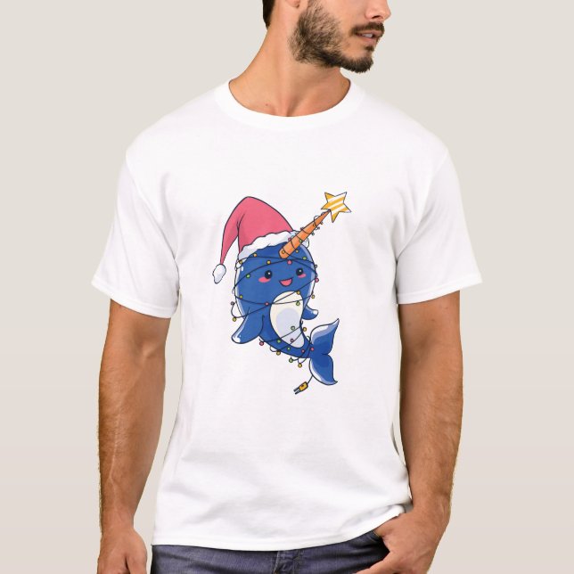 Camiseta Navidades Narwhale (Anverso)