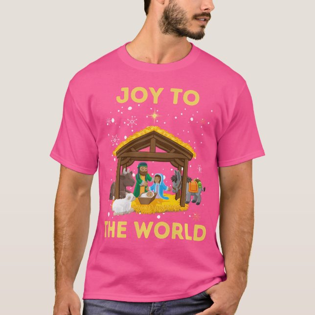 Camiseta Navidades Natividad Nacimiento Cristiano De Jesús  (Anverso)