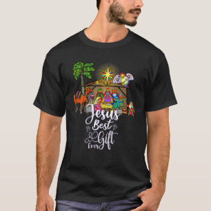 Camiseta Navidades Natividad Nacimiento Noche Santo Jesucri