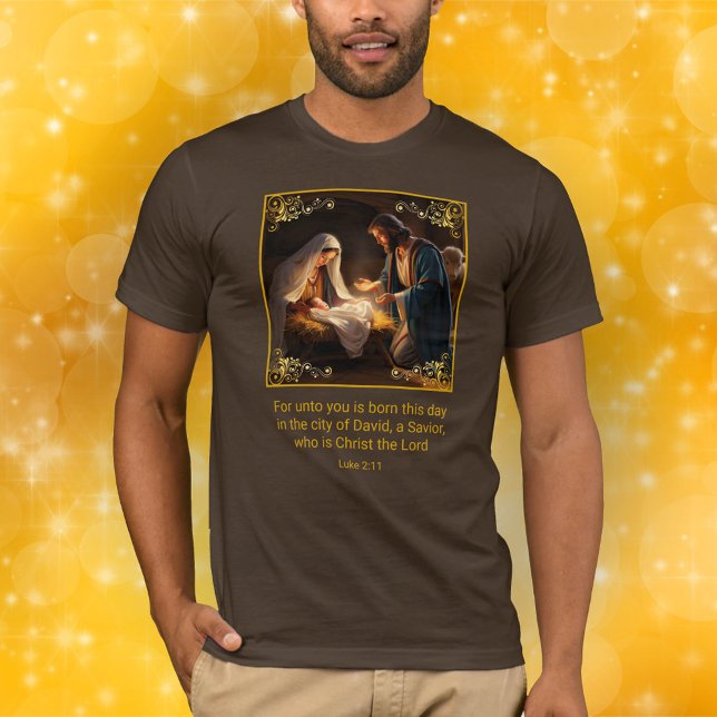 Camiseta Navidades Natividad Sagrada Familia Religiosa Luca (Subido por el creador)
