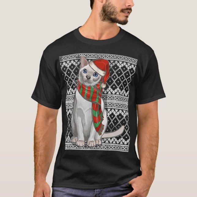 Camiseta Navidades Navidad: El gato de Trinidad y Tobago Pa (Anverso)