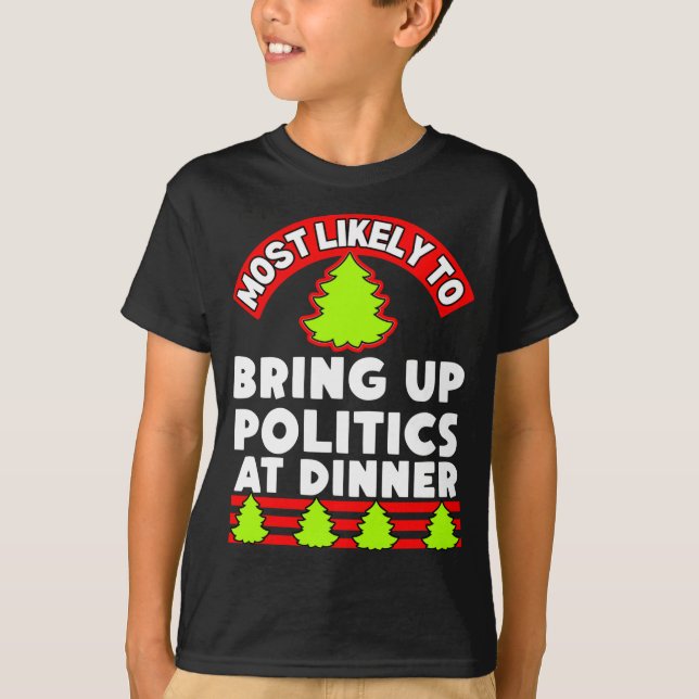 Camiseta Navidades navidades feas muy probablemente traigan (Anverso)
