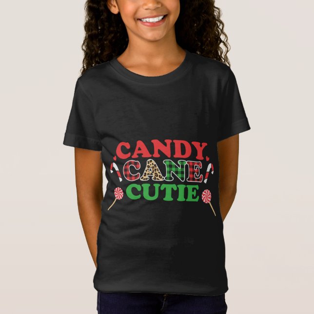 Camiseta Navidades navideños Candy Cane Buffalo Plasto (Anverso)