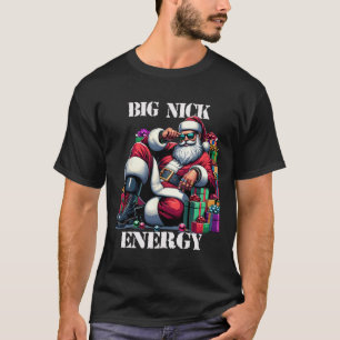 Camiseta Navidades navideños del Gran Nick Energy Fun Santa