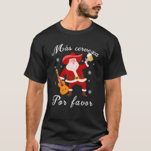 Camiseta Navidades navideños navideños mas Cerveza