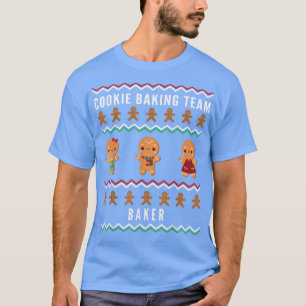 Camiseta Navidades Niños Equipo de Cocina Baker Gingerbrea