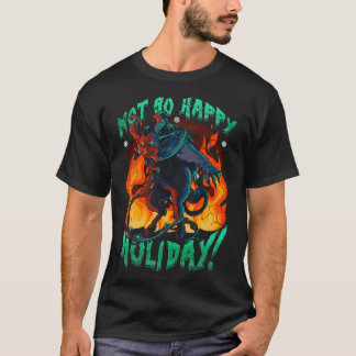 Camiseta Navidades no son tan felices horror de vacaciones