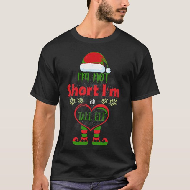 Camiseta Navidades No soy corta Soy un gran fan del ELF (Anverso)