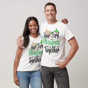 Camiseta Navidades Nuestros primeros Navidades juntos camis