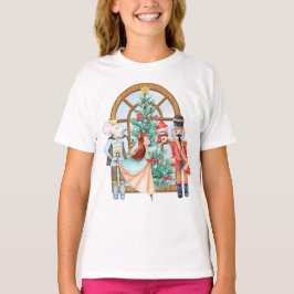 Camiseta Navidades Nutcracker Ballerina Mouse King Chicas