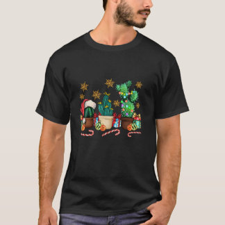 Camiseta Navidades occidentales Cactus Candycane Leopard Me