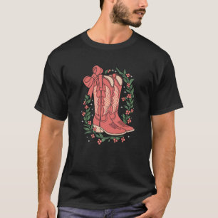 Camiseta Navidades occidentales de la Coqueta de Bota de Bo