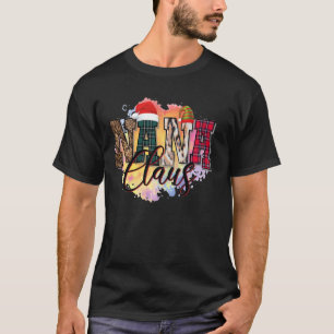 Camiseta Navidades occidentales Serape Piel de vaca Leopard