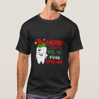 Camiseta navidades odontología puede que todos sus dientes 