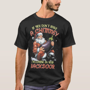 Camiseta Navidades ofensivos Adultos Ual Innuendo Santa Rud