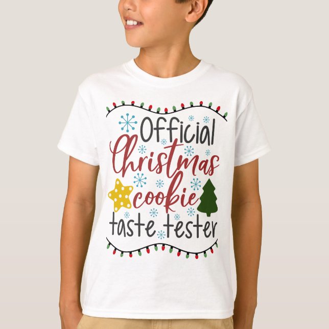 Camiseta Navidades oficiales cocinan las galletas de Santa  (Anverso)