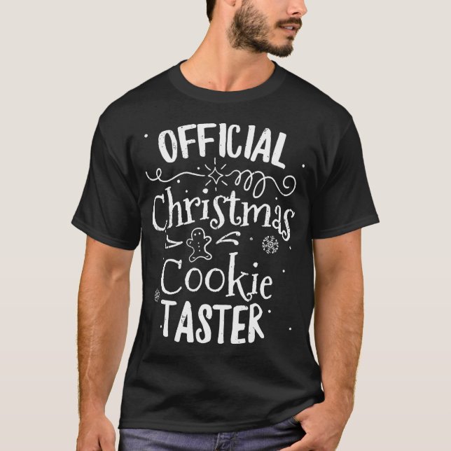 Camiseta Navidades oficiales Cookie Button Baking Baker Hol (Anverso)