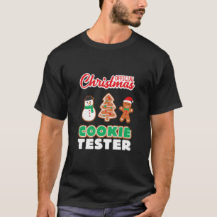 Camiseta Navidades oficiales Cookie Tester T Shirt Xmas Cut