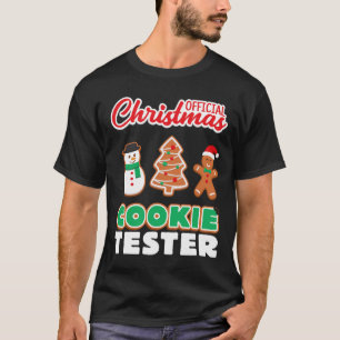 Camiseta Navidades oficiales Cookie Tester T Xmas Cute Todd