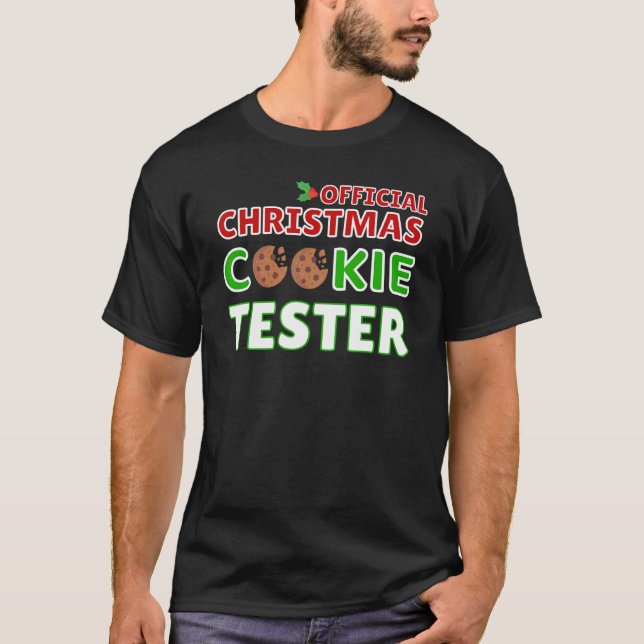 Camiseta Navidades oficiales Cookie Tester Xmas Baker Holid (Anverso)