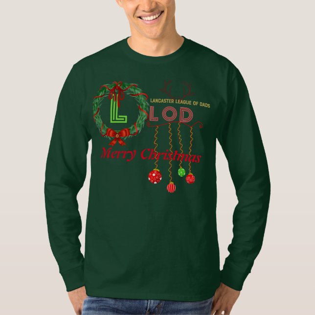 CAMISETA NAVIDADES OFICIALES DE VIVIENDA VERDE POR LARGO TI (Anverso)