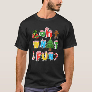 Camiseta Navidades Oh Qué Árbol Divertido Navidad Pajama Ho