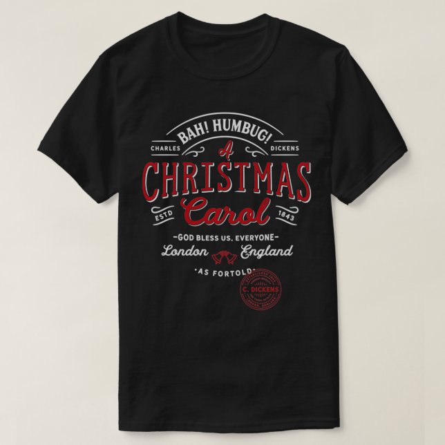 Camiseta Navidades ol Bah Humbug Tradición de diseño de vac (Diseño del anverso)