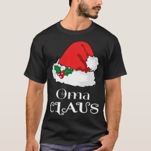 Camiseta Navidades Oma Claus coincidiendo con Pajama Santa