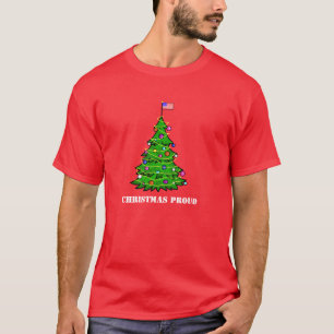 Camiseta Navidades Orgullosos Navidades patrióticos T-Shirt