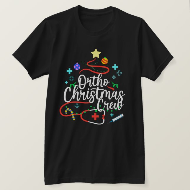 Camiseta Navidades ortóricos Equipo de Enfermería Ortopedia (Anverso del diseño)