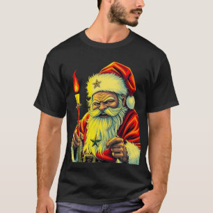 Camiseta Navidades oscuros Santa Mágica