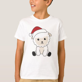 Camiseta Navidades ovinos Niegan ovejas animales de inviern