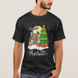 Camiseta Navidades Pajama Árbol de Greyhound italiano Xmas 