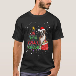 Camiseta Navidades Pajama Boxer Es Un Perro Suficientemente