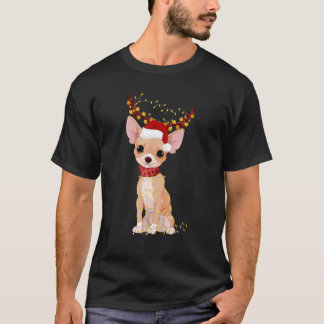Camiseta Navidades Pajama Chihuahua Árbol Navidad Papá Noel