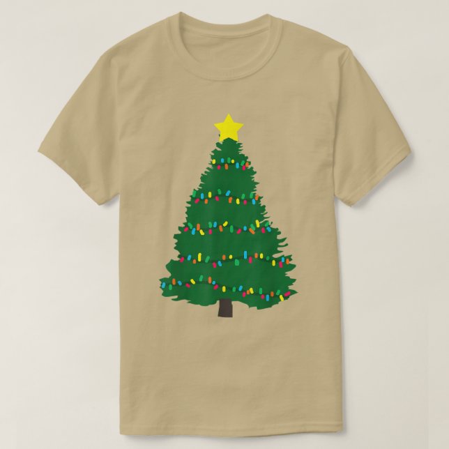 Camiseta Navidades Pajama F de navidad y navidad con luz de (Diseño del anverso)