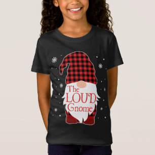 Camiseta Navidades Pajama Family Gift Loud Gnome Buffalo Pl