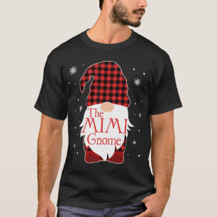 Camiseta Navidades Pajama Family Gift Mimi Gnome Buffalo Pl