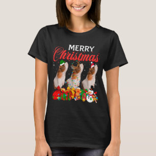 Camiseta Navidades Pajama Guinea Lover Xmas Tree Lights