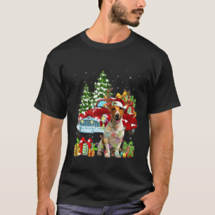 Camiseta Navidades Pajama Jack Russell Terrier Perro Y Rojo