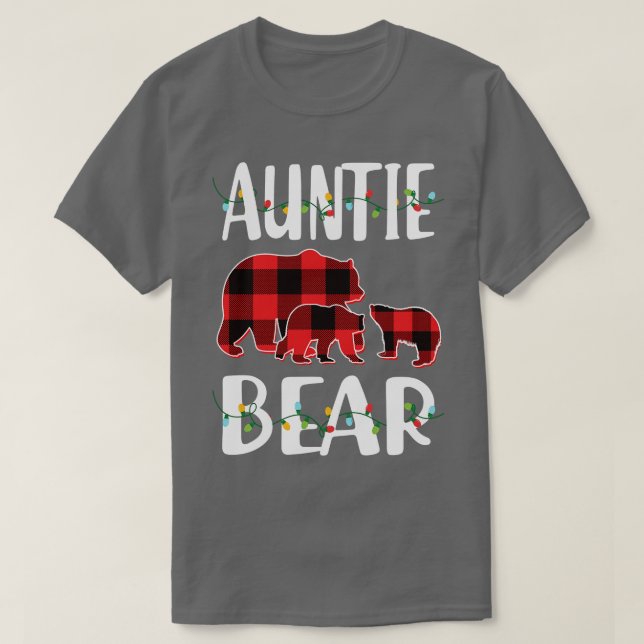 Camiseta Navidades Pajama Matando Fami del oso rojo de la t (Diseño del anverso)