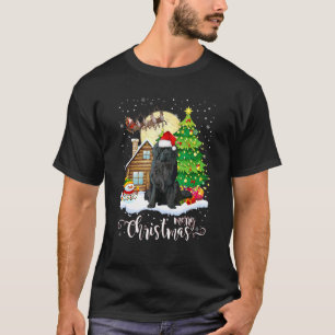 Camiseta Navidades Pajama Newfoundland Tree Xmas Dog Dad Mo