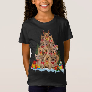 Camiseta Navidades Pajama Norwich Terrier Navidad Regalos d