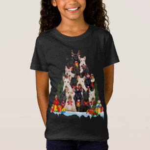 Camiseta Navidades Pajama Scottish Terrier Xmas Tree Gifts